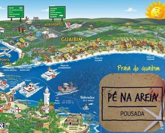 Chales Suites Pe Na Areia Guaibim Exterior foto